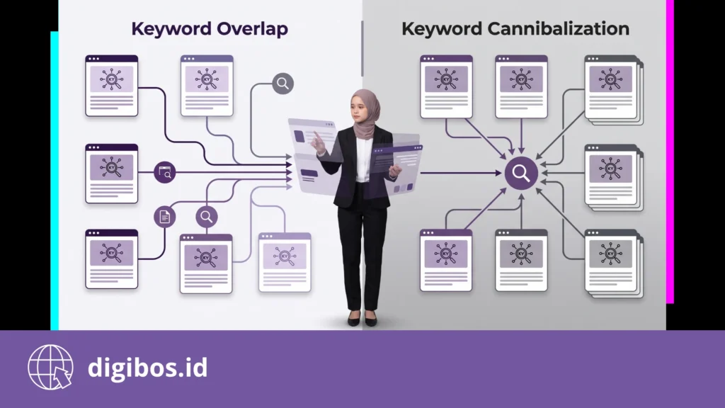 keyword cannibalization vs keyword overlap