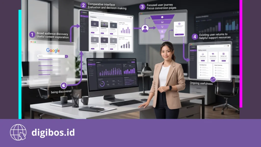 strategi SEO marketing - contoh tujuan berdasarkan tahap marketing