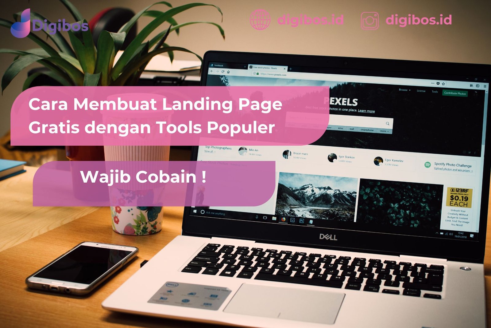 cara membuat landing page