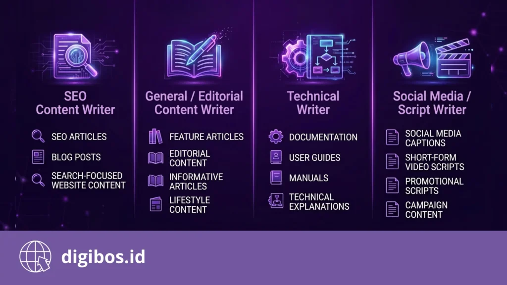 content writer adalah