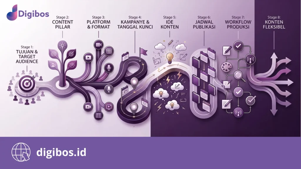 cara membuat content calendar