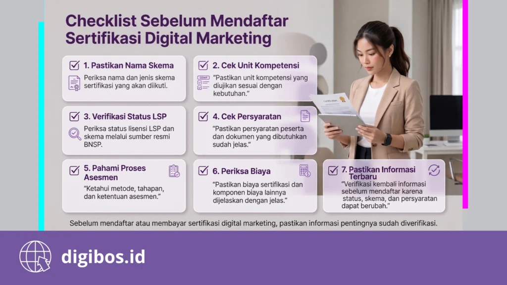 skema sertifikasi BNSP digital marketing