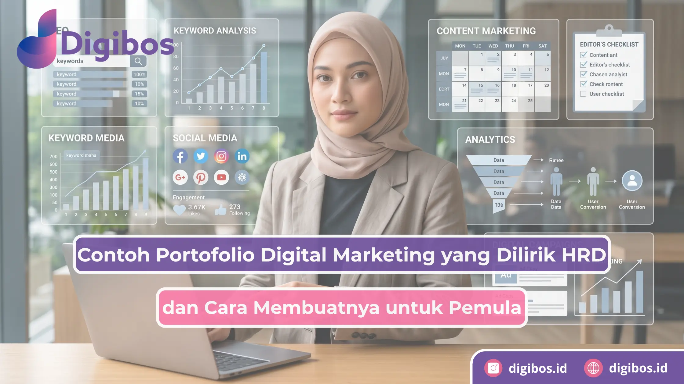 Contoh Portofolio Digital Marketing yang Dilirik HRD & Cara Membuatnya untuk Pemula