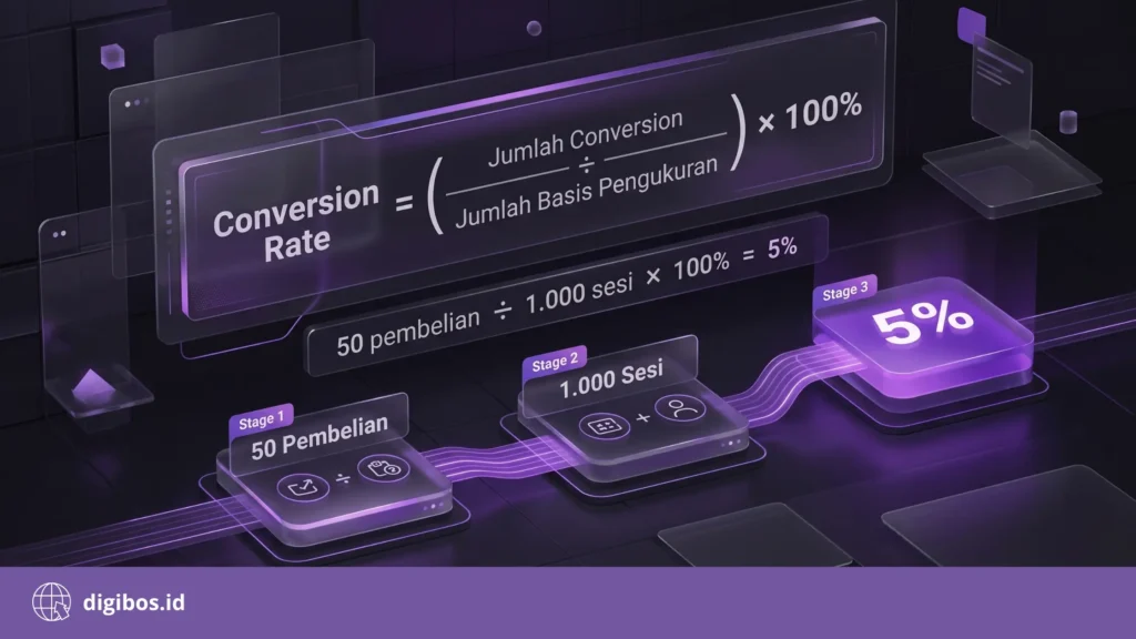 conversion rate adalah - contoh menghitung conversion rate