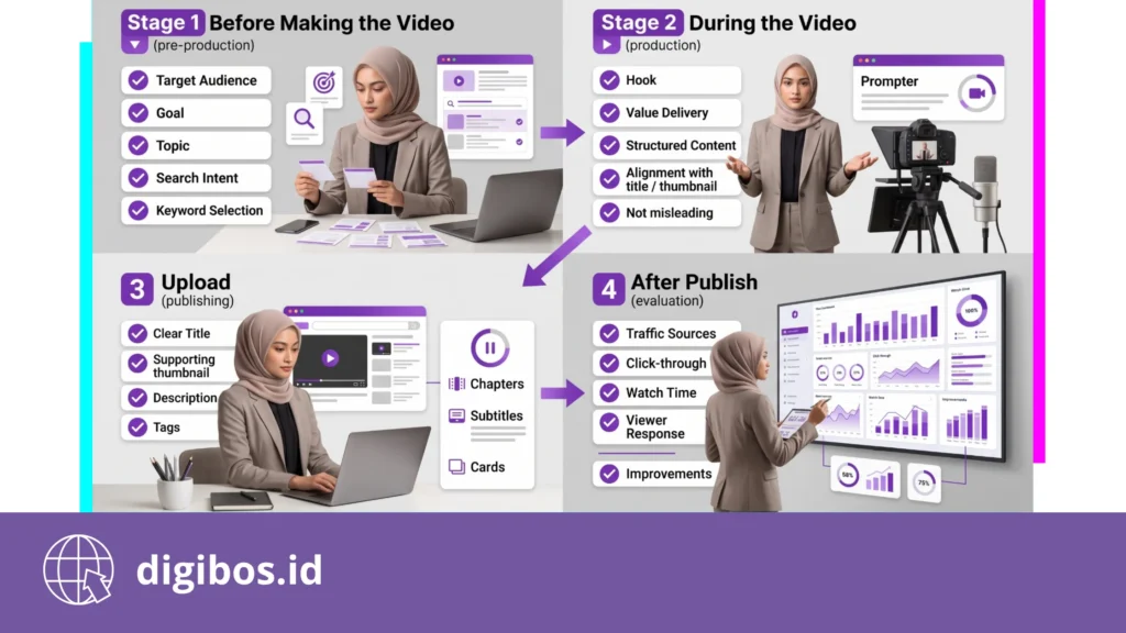 seo youtube pemula - checklist buat youtube pemula